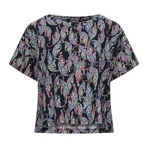 Custo Barcelona Tiger Motif Cropped Tee - sz XS